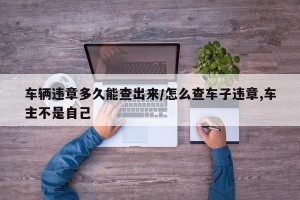 车辆违章多久能查出来/怎么查车子违章,车主不是自己