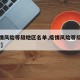 【疫情风险等级地区名单,疫情风险等级划分 最新】