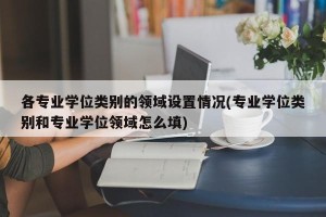 各专业学位类别的领域设置情况(专业学位类别和专业学位领域怎么填)
