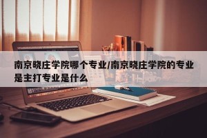 南京晓庄学院哪个专业/南京晓庄学院的专业是主打专业是什么