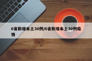 6省新增本土30例/6省新增本土30例疫情