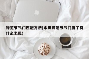 锋范节气门匹配方法(本田锋范节气门脏了有什么表现)